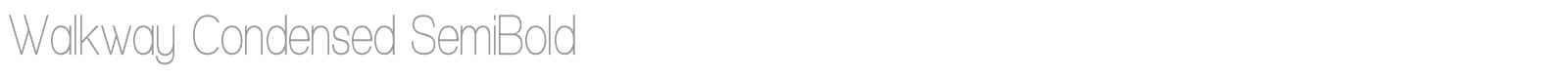 Walkway font preview